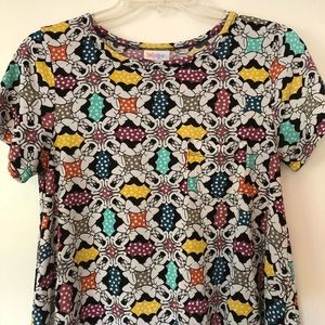 LuLaRoe XS Carly Minnie Mouse